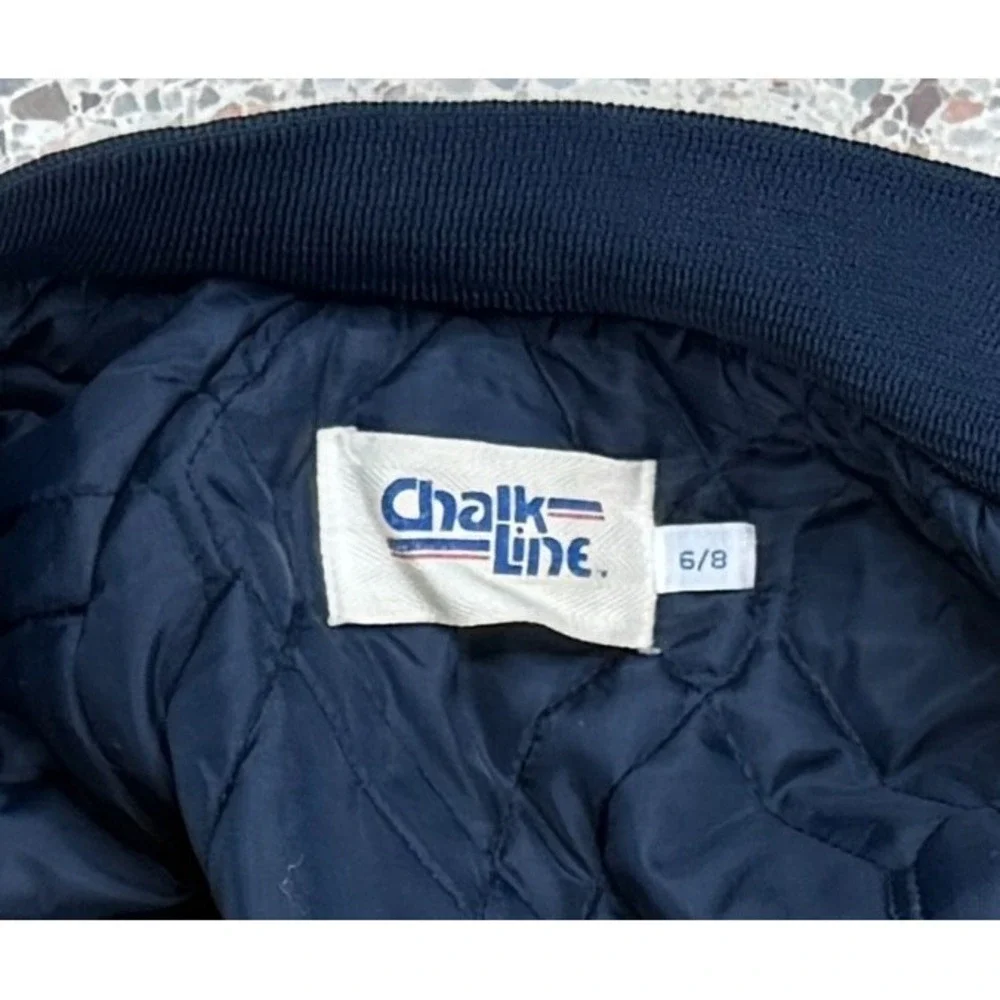 Chalk Line NFL Vintage Chicago Bears Snap Button Toddler Bomber Jacket Size‎ 6/8